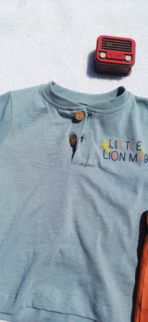 ست دو تیکه -طرح LITTLE LION MAN-برند Nazar BABY🇹🇷 - تصویر 3